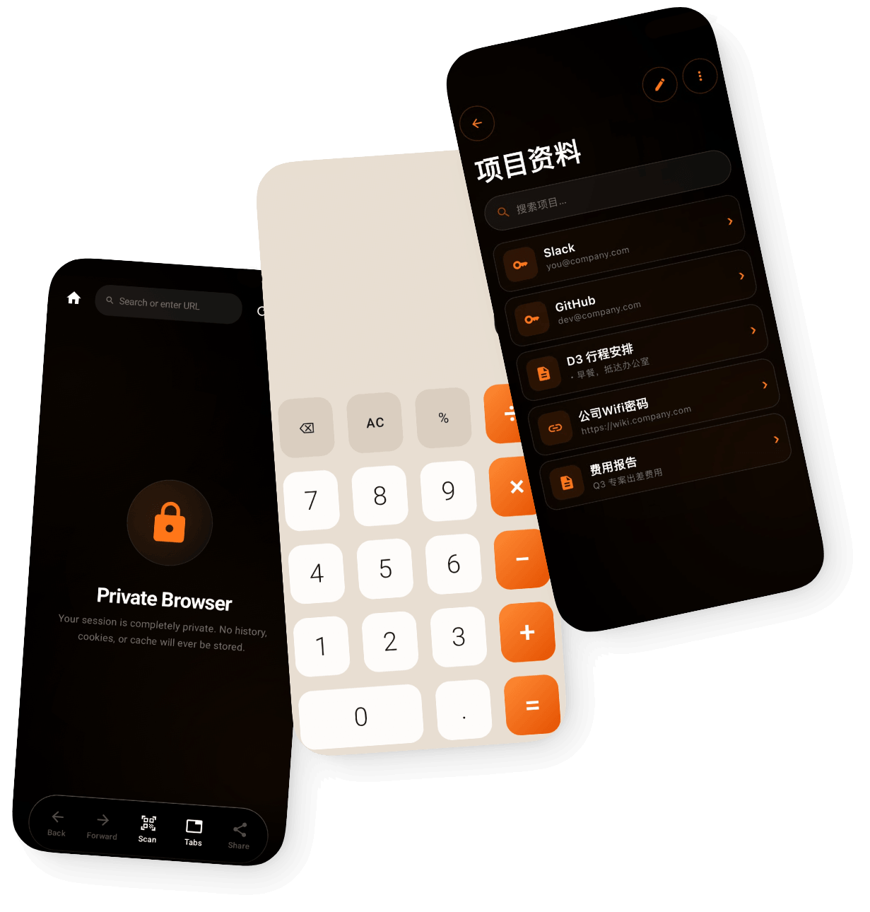 Valto app screens